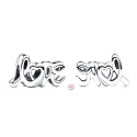 Charme Sterling Silber 925 Handwritten Liebe Perle auf Armband Liebe
