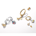 Charm Sterling Silber 925 Australisches Korallenriff 2in1, Reise-Armband-Anhänger