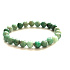 Smaragd Stein Armband 8-9mm/16 - 17cm, Emerald A+++, wahrheit-liebe-glück-prosperität-kreativität