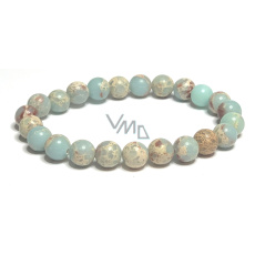 Jaspis / Shushan Stein Armband elastischer Naturstein, Kugel 8 mm / 16 - 17 cm Jaspis / Shushan Stein Armband elastischer Naturstein, Kugel 8 mm / 16 - 17 cm