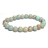 Jaspis / Shushan Stein Armband elastischer Naturstein, Kugel 8 mm / 16 - 17 cm