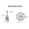 Sterling Silber 925 Barcelona La Sagrada Familia, Reise-Armband-Anhänger
