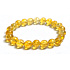 Citrin Armband elastisch Naturstein, Kugel 8 mm / 16-17 cm, Stein des Überflusses, Erfolg
