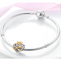 Sterling Silber 925 Königin der Herzen - Unendlichkeit und Herz mit Krone, Liebesarmband Perle