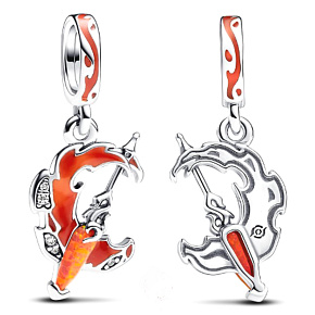 Charm Sterling Silber 925 Muskete König des Ruhmes, Armband Anhänger Symbol