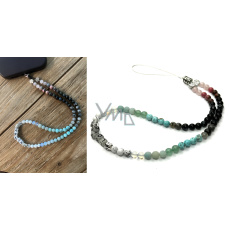 Schutz, Liebe, Optimismus, Energie - Clara collection, Handyanhänger gegen Verlust Natursteinperle 6 mm / ca. 41 cm Schutz, Liebe, Optimismus, Energie - Clara collection, Handyanhänger gegen Verlust Natursteinperle 6 mm / ca. 41 cm