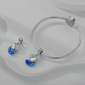 Sterling Silber 925 Luminous - Sternzeichen Wassermann, Armband-Anhänger