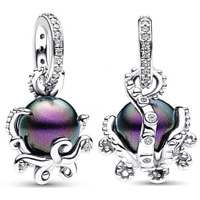 Sterling Silber 925 Disney Die kleine Meerjungfrau - Ursula, Armband-Anhänger