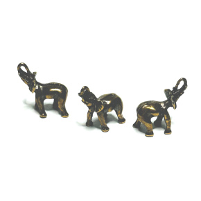 Elefant Metall-Anhänger 1,5 cm, 1 Stück Elefant Metall-Anhänger 1,5 cm, 1 Stück