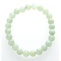 Serpentin Armband elastisch Naturstein, Perle 8 mm / 16-17 cm, Heilstein
