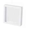 3D-Universal-Kunststoffrahmen mit Folie, weiß 5 x 5 cm
