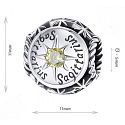 Charme Sterling Silber 925 Sternzeichen, Zirkonia Schütze, Perle für Armband