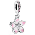 Charm Sterling Silber 925 Kirschblüte, Natur Armband Anhänger