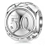 Charme Sterling Silber 925 50. Jahrestag Perle auf Jahrestag Armband