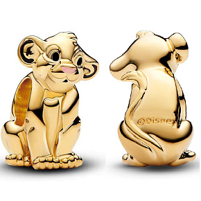 Charme Sterling Silber 925 Disney König der Löwen Simba, Perle am Armband Tier