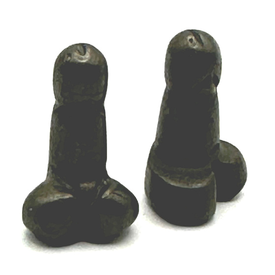 Pyrit Penis für Glück, Naturstein für den Bau ca. 3 cm, Meister des Selbstvertrauens und der Fülle
