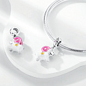 Sterling Silber 925 Luminous - Tierkreiszeichen Widder, Armband-Anhänger