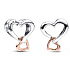 Charme Sterling Silber 925 Perforierte Herz mit Unendlichkeit 2in1, Perle auf Armband Familie