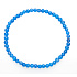 Achat blau hell Armband elastisch Naturstein, Kugel 4 mm / 19 cm