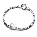 Charme Sterling Silber 925 Ginkgo Biloba Smart, Perle für Armband Natur