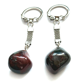 Blutstein Troml Anhänger Naturstein, ca. 10 cm