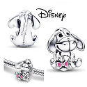 Sterling Silber 925 Disney Winnie the Pooh - Eeyore, Perle für Armband