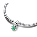 Charme Sterling Silber 925 Quatrefoil, Glücksarmband Anhänger