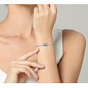 Charme Sterling Silber 925 40 Jahrestag, Perle auf Armband