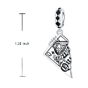 Charm Královna karet – symbol hry, intuice a odvahy, přívěsek na náramek symbol