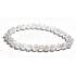 Crystal Pucked Armband elastisch Naturstein, Perle 6 mm / 16 - 17 cm, Stein Steine
