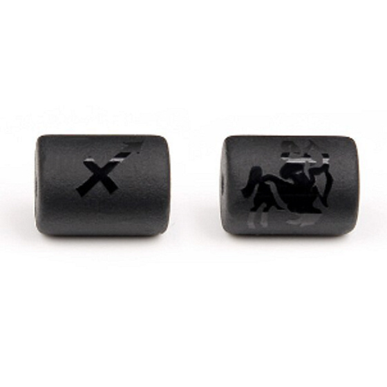 Onyx Schütze Sternzeichen, Naturstein-Armbandanhänger, 10 mm 1 Stück, Lebenskraftstein
