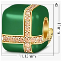 Sterling Silber 925 Geschenk - Paket grün, Jahrestag Armband Perle