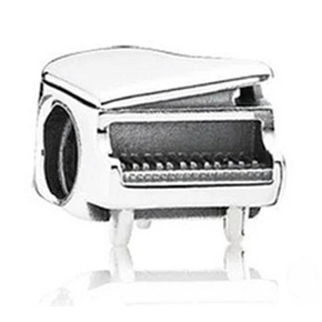 Charme Sterling Silber 925 Piano, Perle auf Armband, Interessen