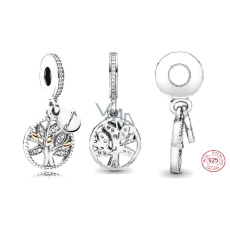 Sterling Silber 925 Familienerbstück, Baum des Lebens 2in1 Familienarmband-Anhänger Sterling Silber 925 Familienerbstück, Baum des Lebens 2in1 Familienarmband-Anhänger