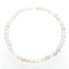 Achat grau Armband elastisch Naturstein, Kugel 4 mm / 19 cm