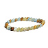 Calcit multi Argentinisches Armband elastischer Naturstein, Kugel 6 mm / 16 - 17 cm, Intuitionsstein