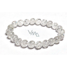 Crystal Pucked Armband elastisch Naturstein, Perle 8 mm / 16-17 cm, Stein Steine Crystal Pucked Armband elastisch Naturstein, Perle 8 mm / 16-17 cm, Stein Steine