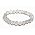 Crystal Pucked Armband elastisch Naturstein, Perle 8 mm / 16-17 cm, Stein Steine
