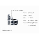 Sterling Silber 925 Rom Kolosseum, Reisearmband Perle