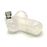 Kristall Penis Glücksbringer, Anhänger Naturstein handgeschliffen ca. 11 x 22 mm, Natursteine