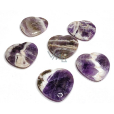 Fluorit Hmatka, Heilstein in Form eines Herzens Naturstein 3 cm 1 Stück, Stein der Genies Fluorit Hmatka, Heilstein in Form eines Herzens Naturstein 3 cm 1 Stück, Stein der Genies