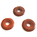 Jaspis rot Donut Naturstein 30 mm, Vollpflege Stein