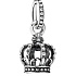 Sterling Silber 925 Royal Crown - Edler Glanz, Anhänger für Armband Symbol