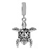Charms Sterling Silber 925 Meeresschildkröte, Tierarmband Anhänger