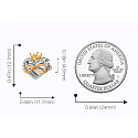 Sterling Silber 925 Königin der Herzen - Unendlichkeit und Herz mit Krone, Liebesarmband Perle
