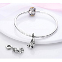 Sterling Silber 925 Löwe, Tierarmband-Anhänger