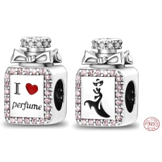 Charme Sterling Silber 925 Parfüm, Perle auf Armband Interessen Charme Sterling Silber 925 Parfüm, Perle auf Armband Interessen