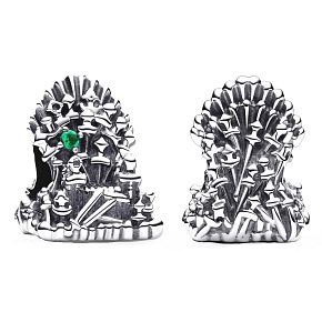 Charme Sterling Silber 925 Game of Thrones Iron Throne, Armband Perle, Film