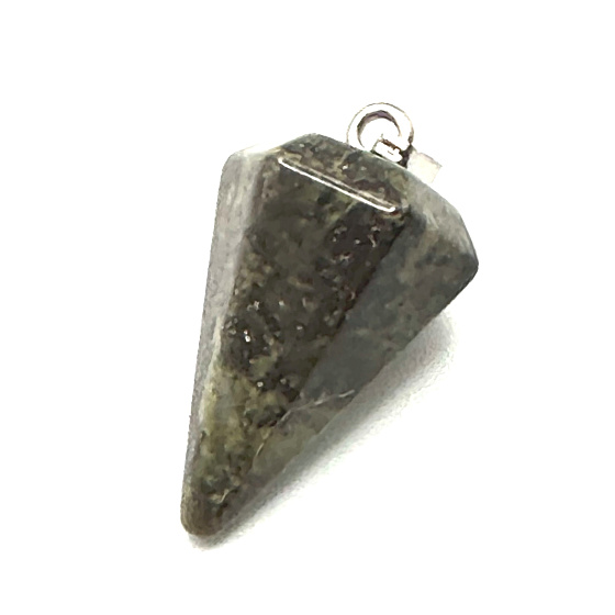Serpentin Pendel Naturstein 2,2 cm, Stein der Heiler