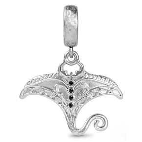 Charms Sterling Silber 925 Fledermaus, Tierarmband Anhänger